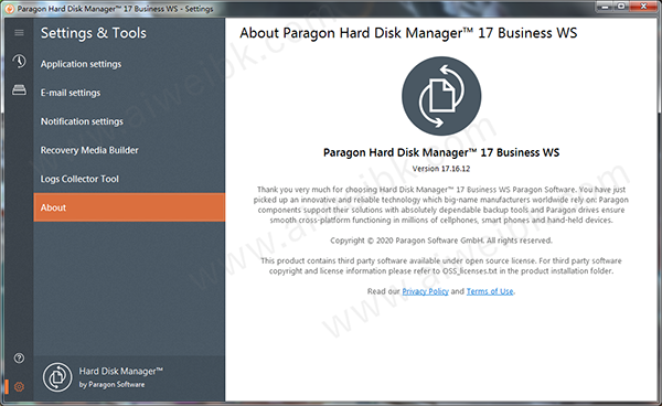 Paragon Hard Disk Manager 17 Business破解版