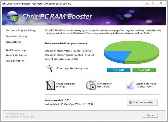 ChrisPC RAM Booster破解版
