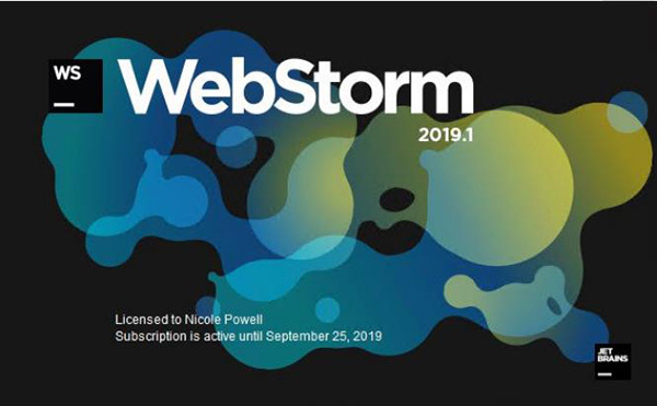 JetBrains WebStorm 2019.1.1绿色破解版